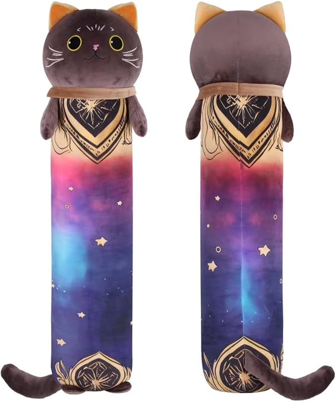 MerryXD Kawaii Long Cat Plush Body Pillow,